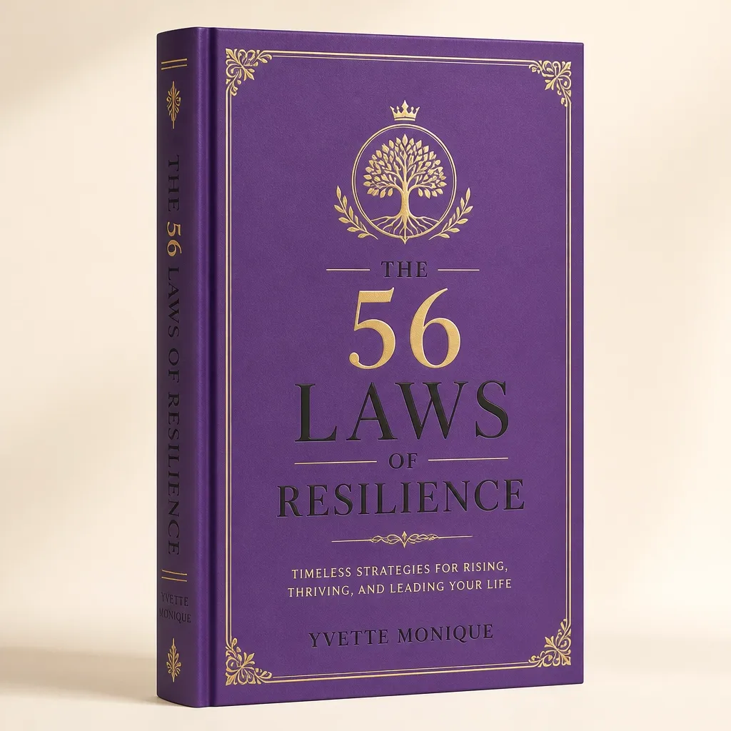The 56 Laws of Resilience™ by Yvette Monique — official book cover.